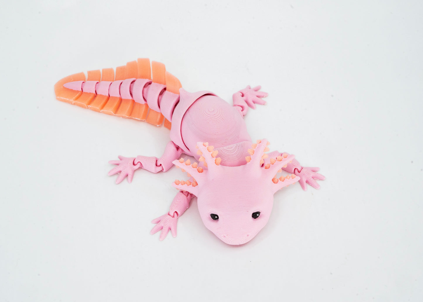 friendly articulated axolotl