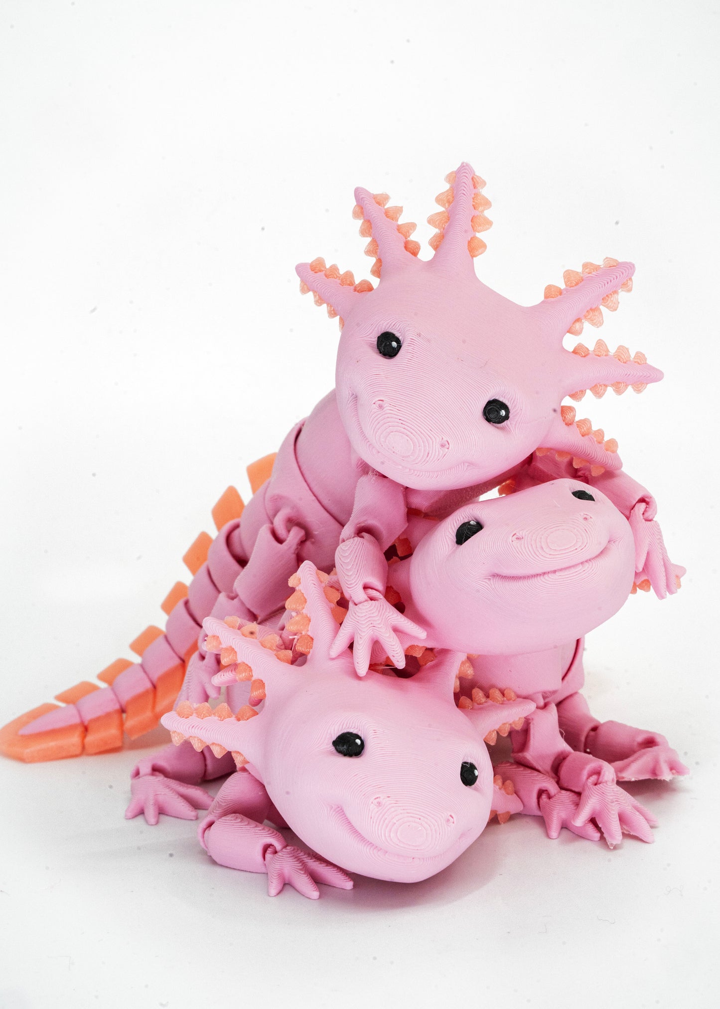 friendly articulated axolotl