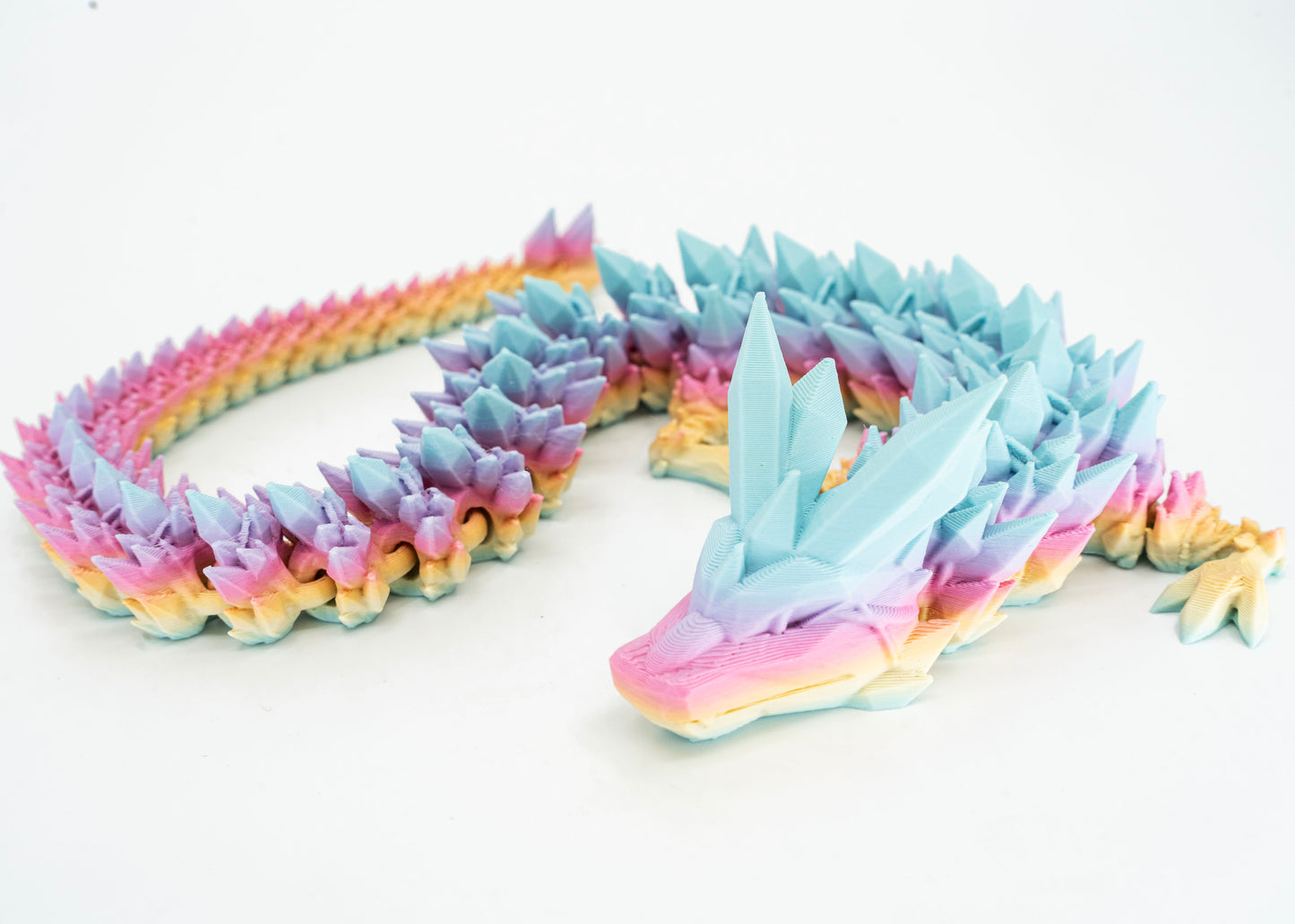 articulated crystal dragon